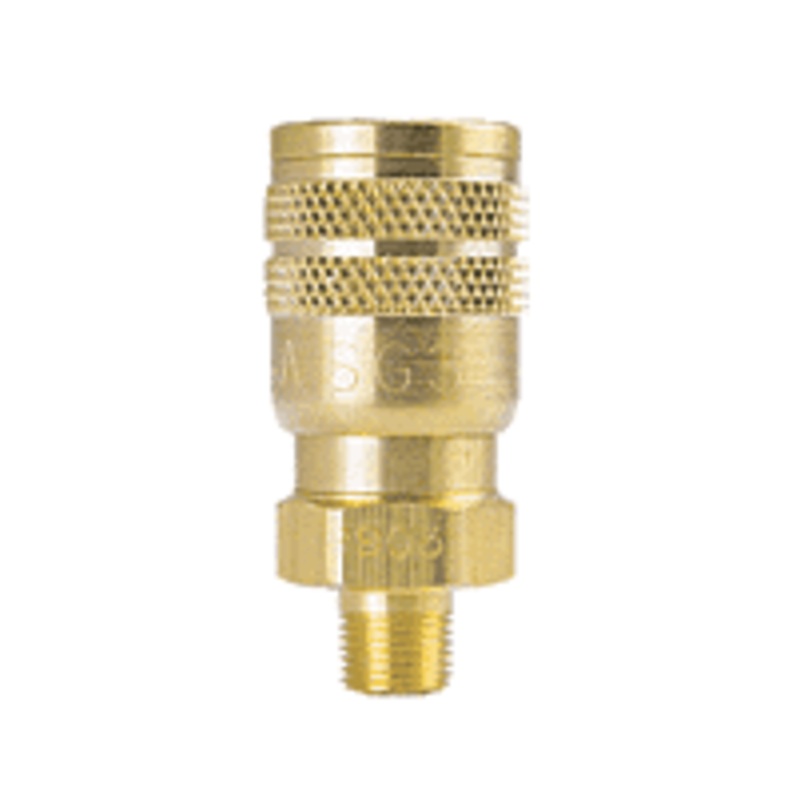 SG3303 by ZSi-Foster | Quick Disconnect | 1-Way Manual Sleeve Guard Socket | 3/8" MPT | Brass