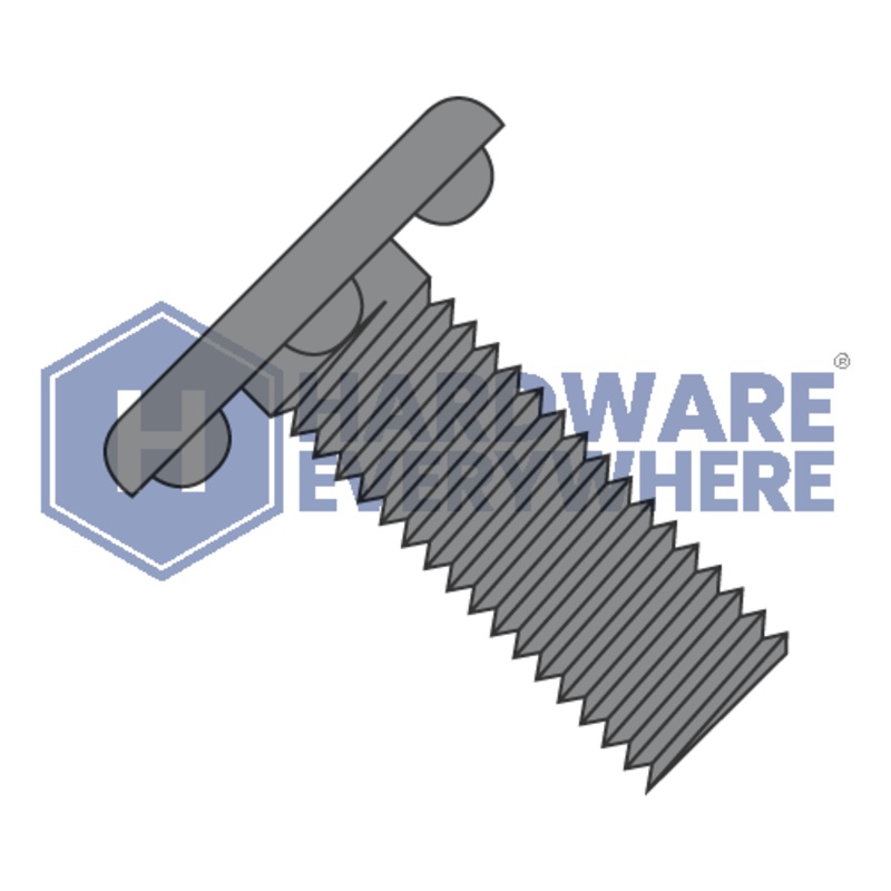 1/4-20 x 5/8 WELD SCREWS / Steel / Plain / 3 Nibs Under the Head